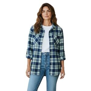 Pendleton 💯% Virgin Wool plaid cabin core, western core long sleeve shirt
